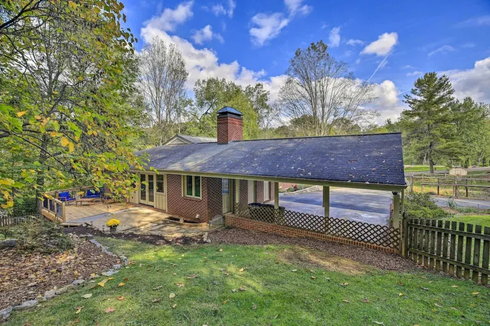 Updated Ranch-style Home w/ Scenic Deck, Pond