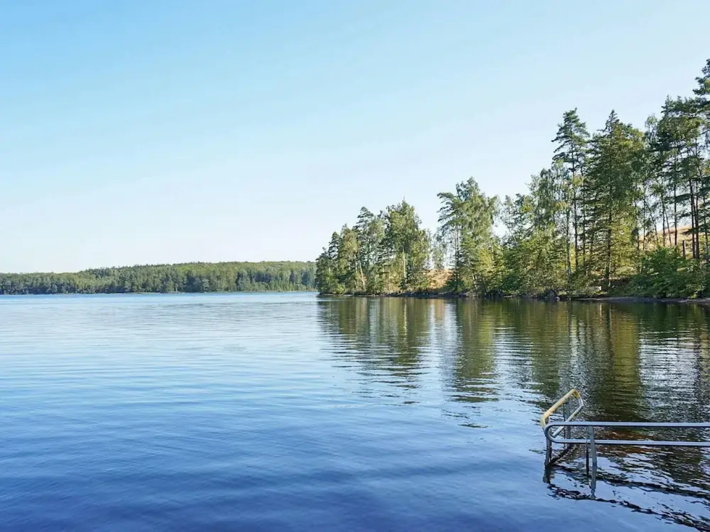 Lakefront House With Terrace