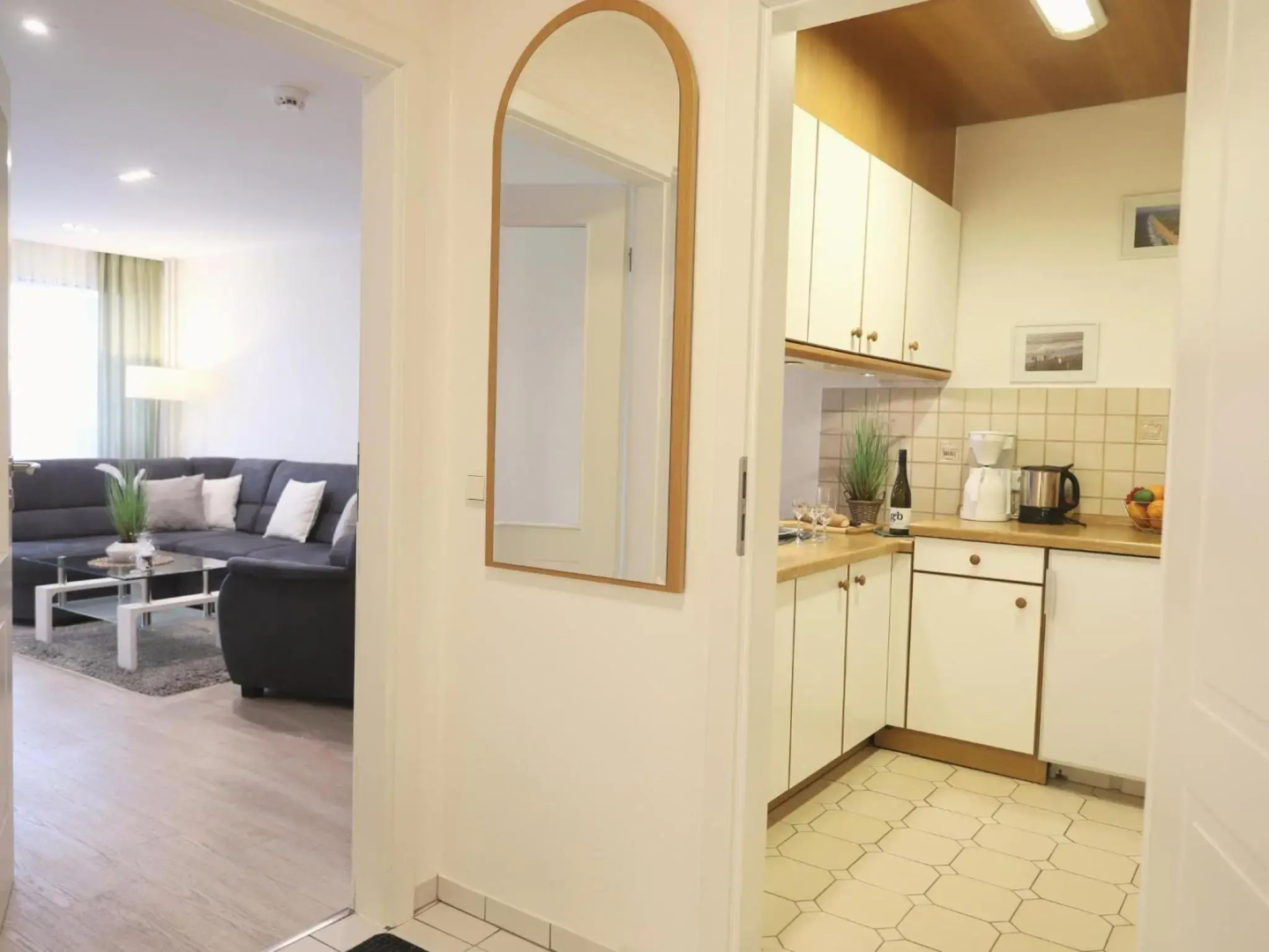 Das geräumige 2-Zimmer-Appartement
