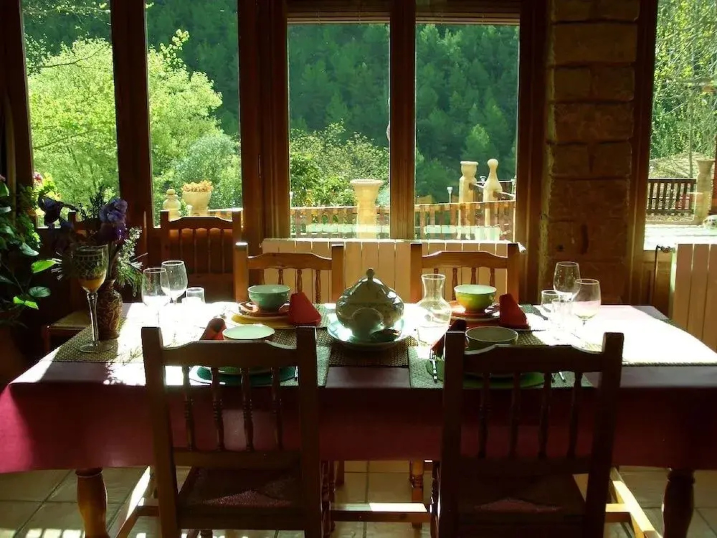 Masía La Posada del río Carbo