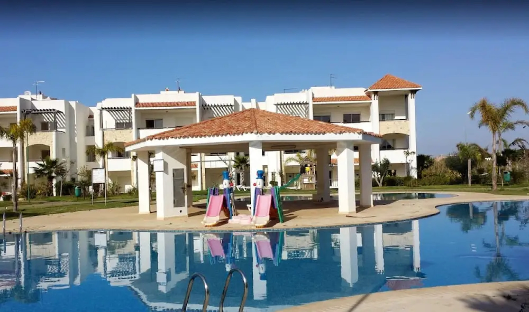 Apartment with One Bedroom in Assilah, with Wonderful Sea View, Pool Access And Furnished Garden - 100 M From the Beach