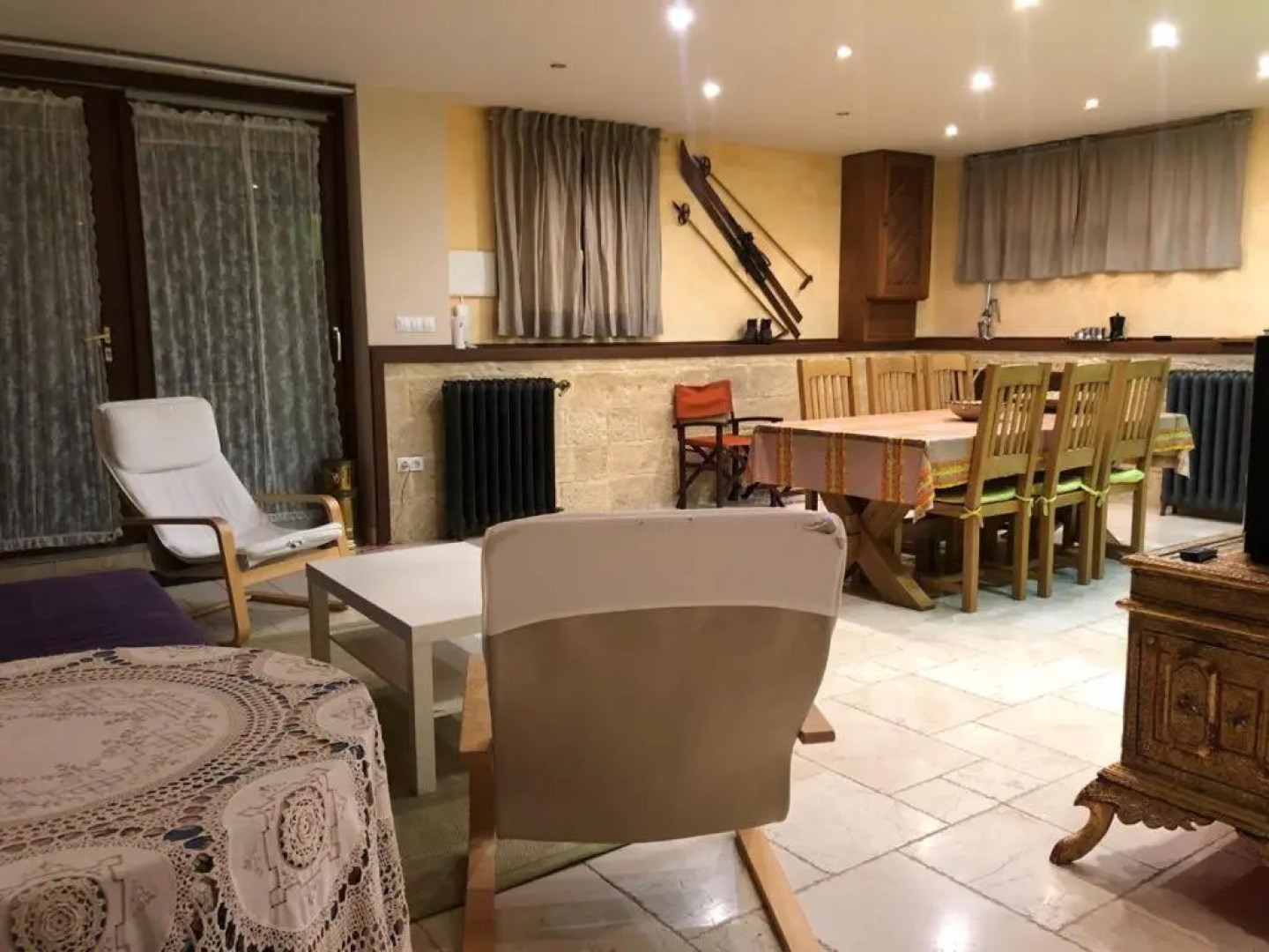 Apartamento con jardin