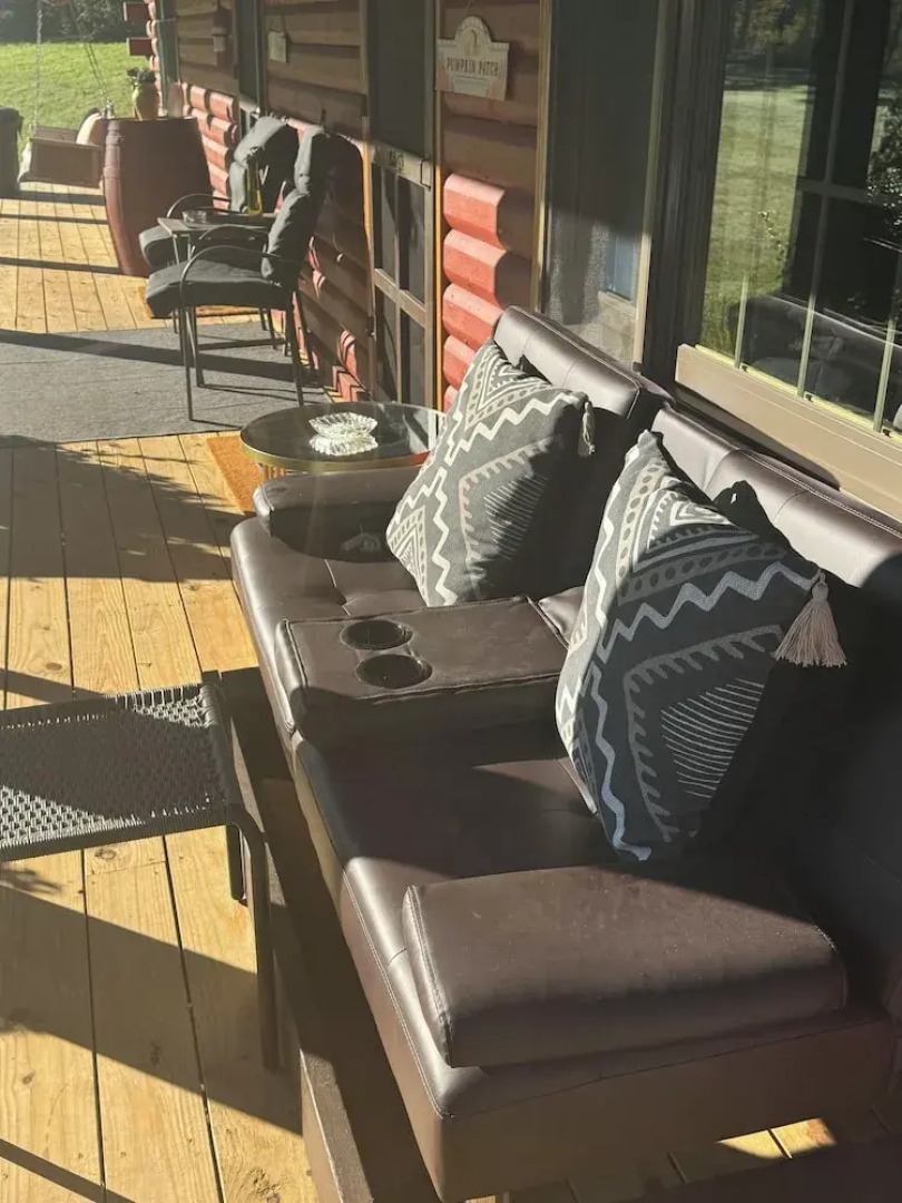 Log Cabin in the Field