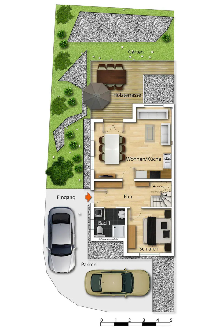 Semi-detached house Strandhaus I, Trassenheide