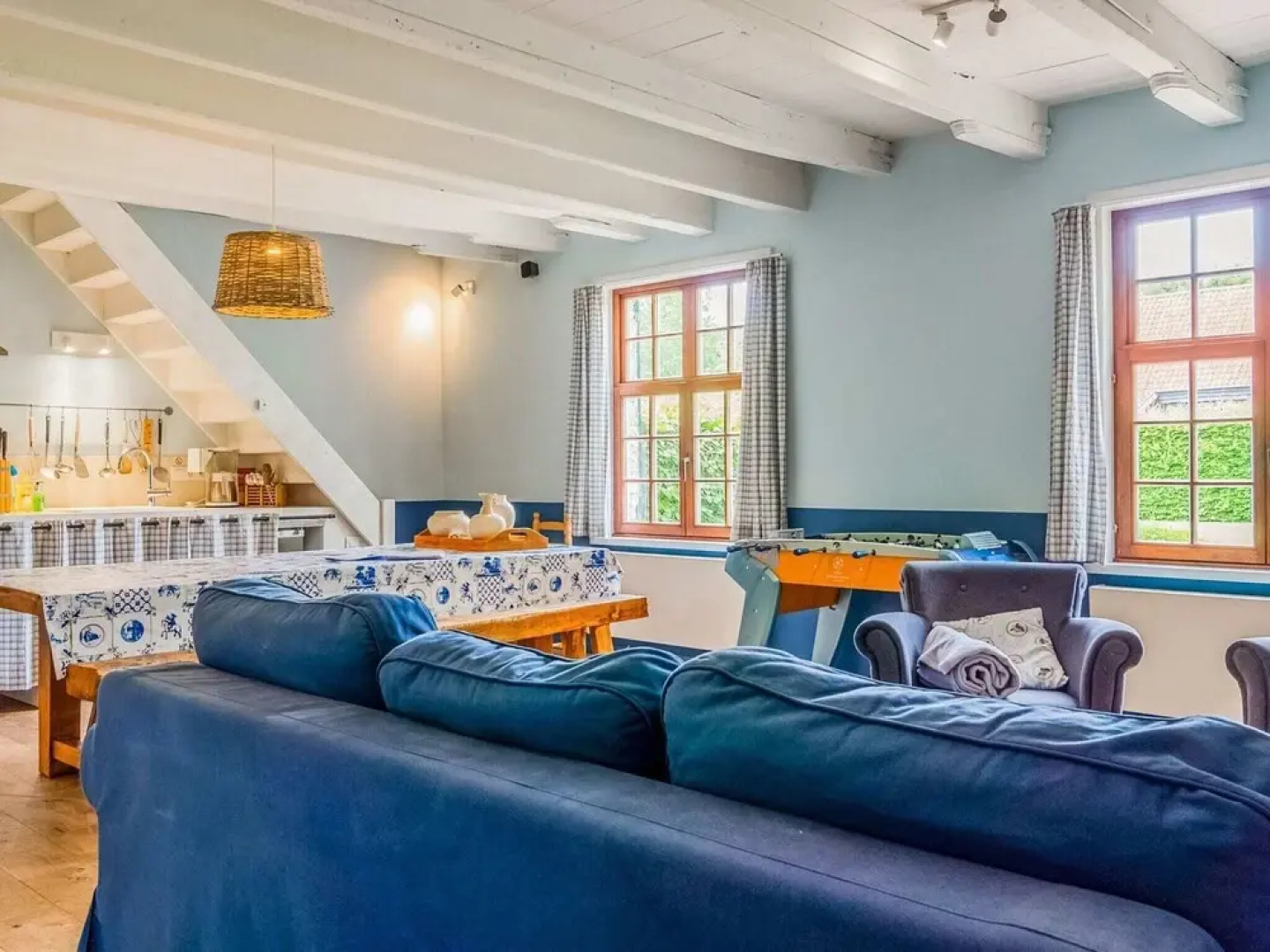 Historic Farmhouse Middle of Polder Landscape