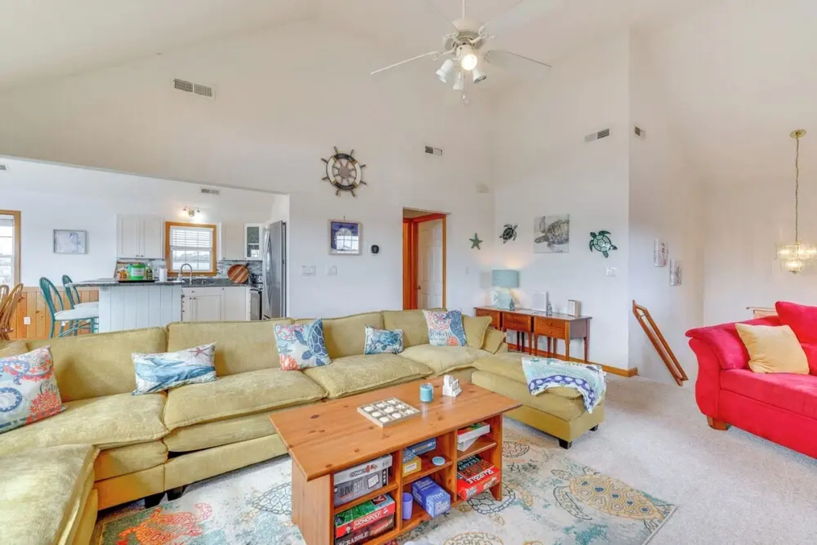 Walk to Pier: Spacious Coastal Home!