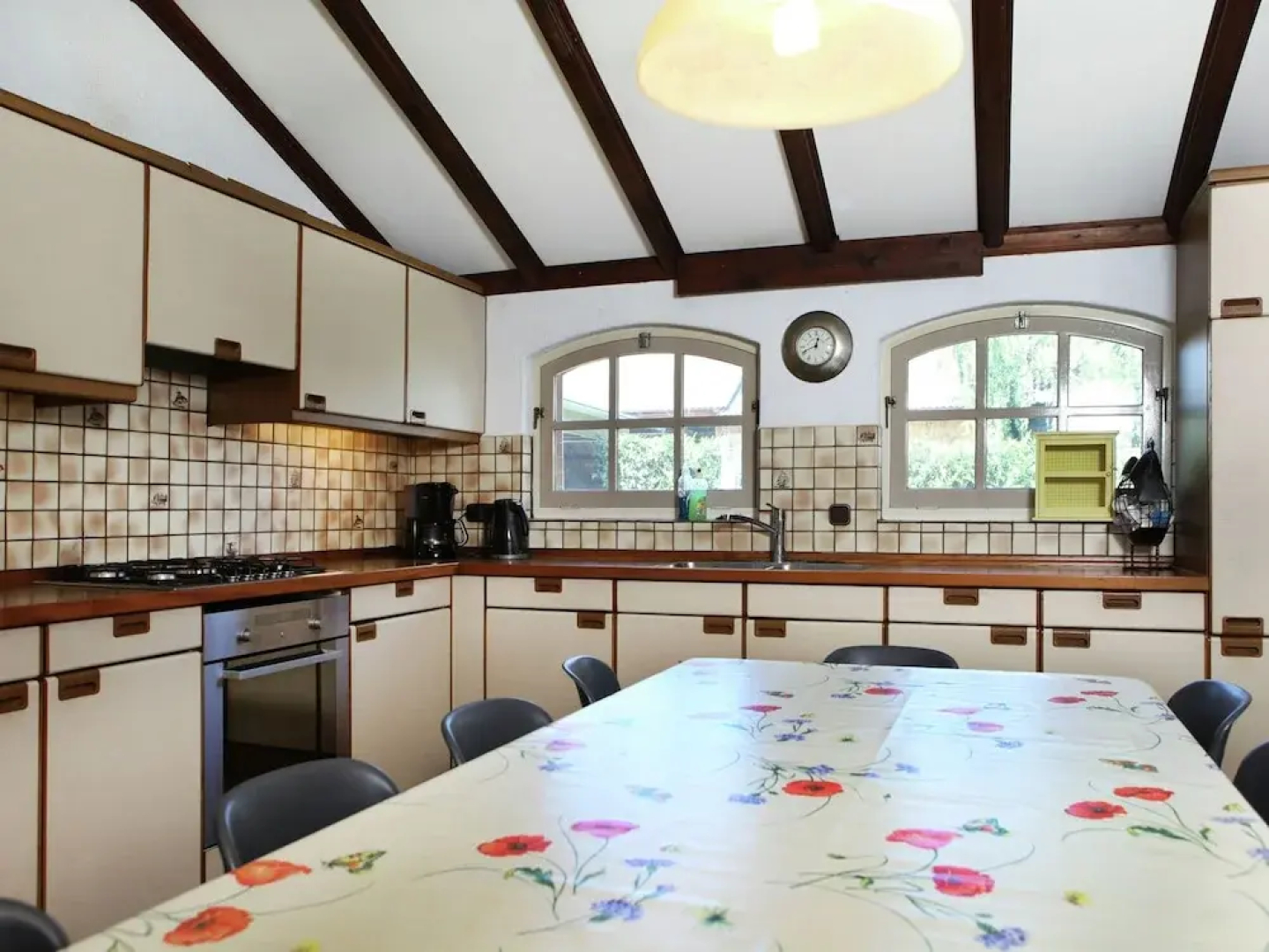 completely renovated back part of a farm