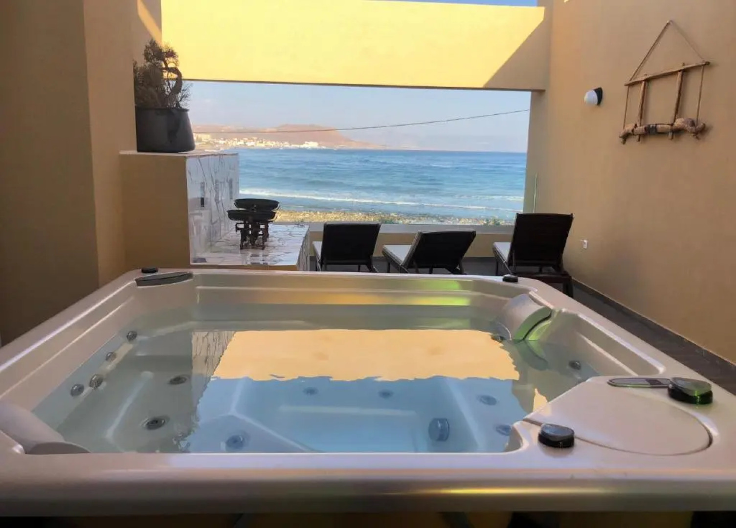 Kimona Villa Seafront Swimming Pool Jacuzzi 6 Bedrooms 21 PAX Kouvohori Villas Crete