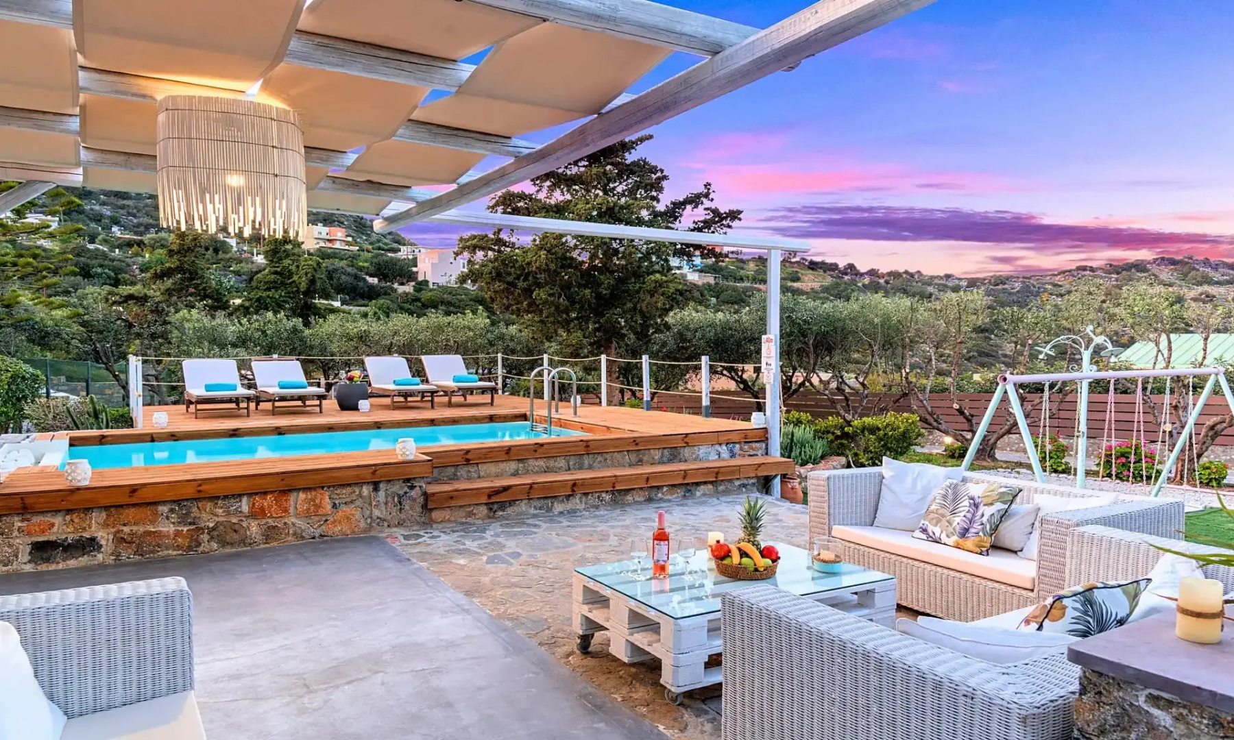 Cretan Lodge Private Heated Pool