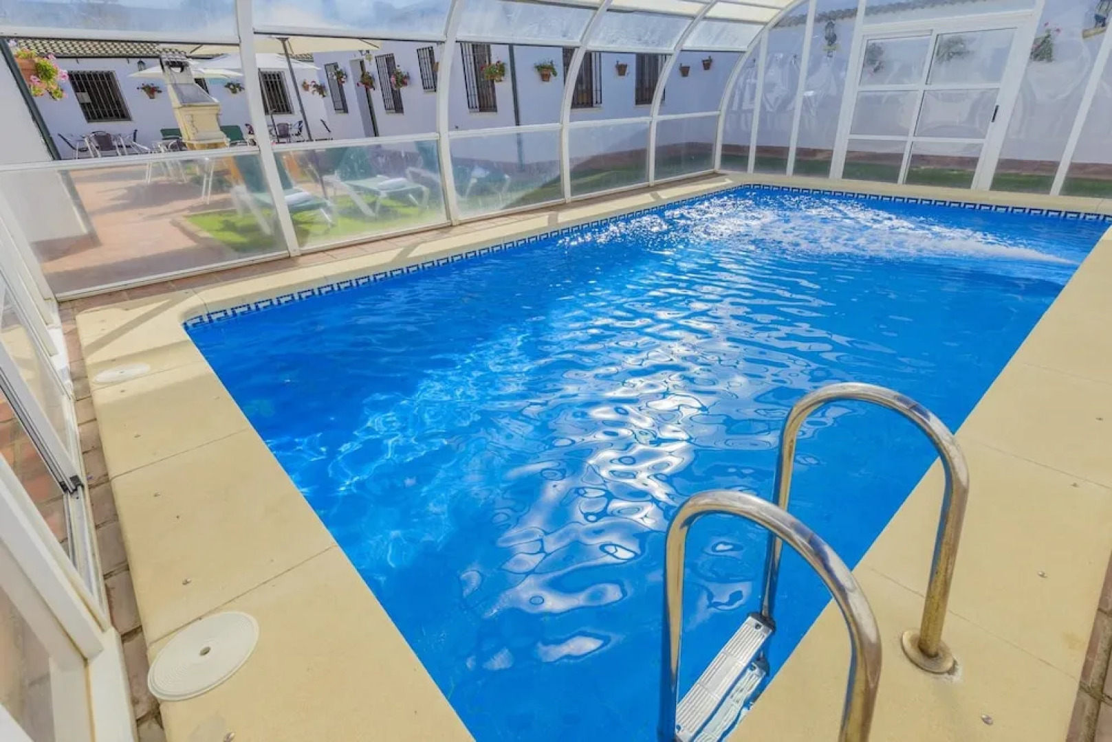 Villa With 10 Bedrooms in Rivero de Posadas, With Indoor Pool and Furn