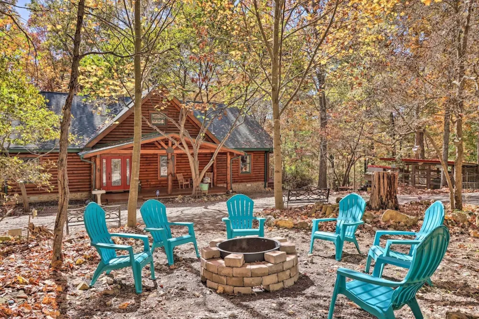 'serenity Woods' Cabin w/ Hot Tub & Fire Pit