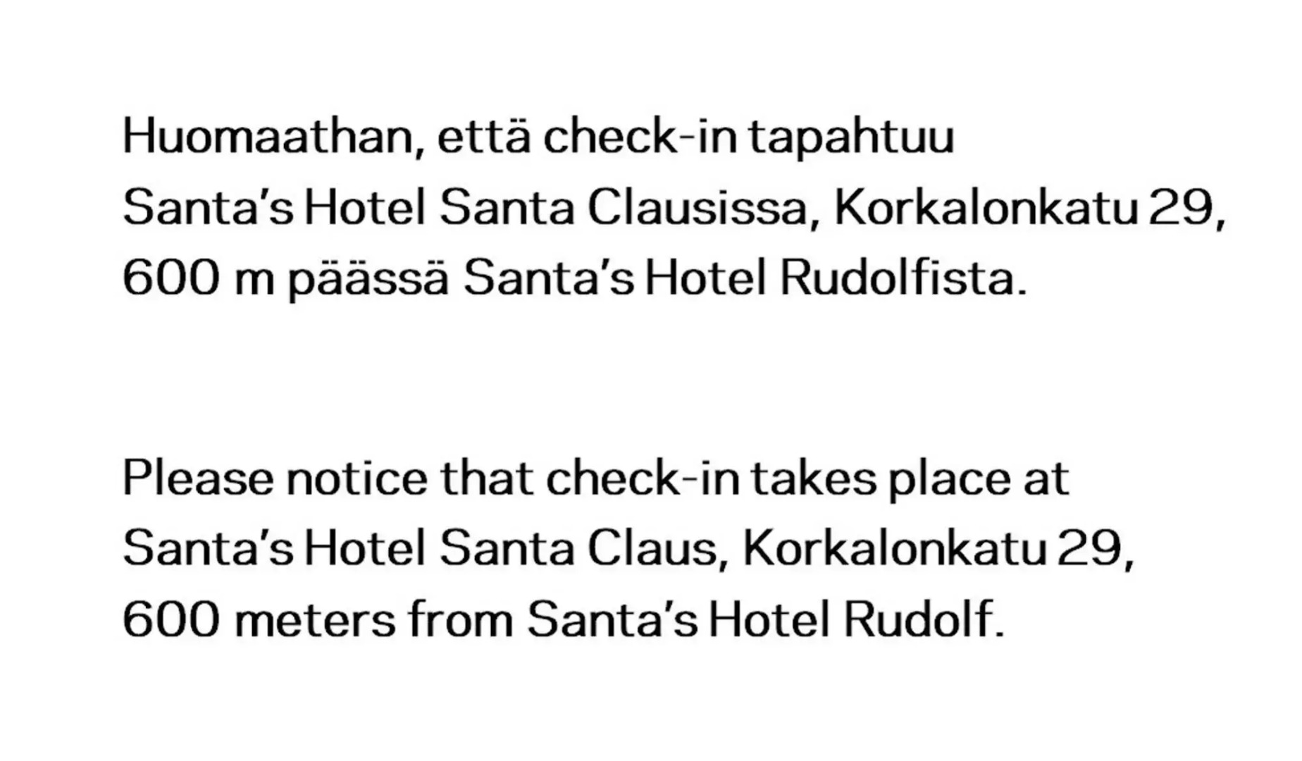 Santa's Hotel Rudolf