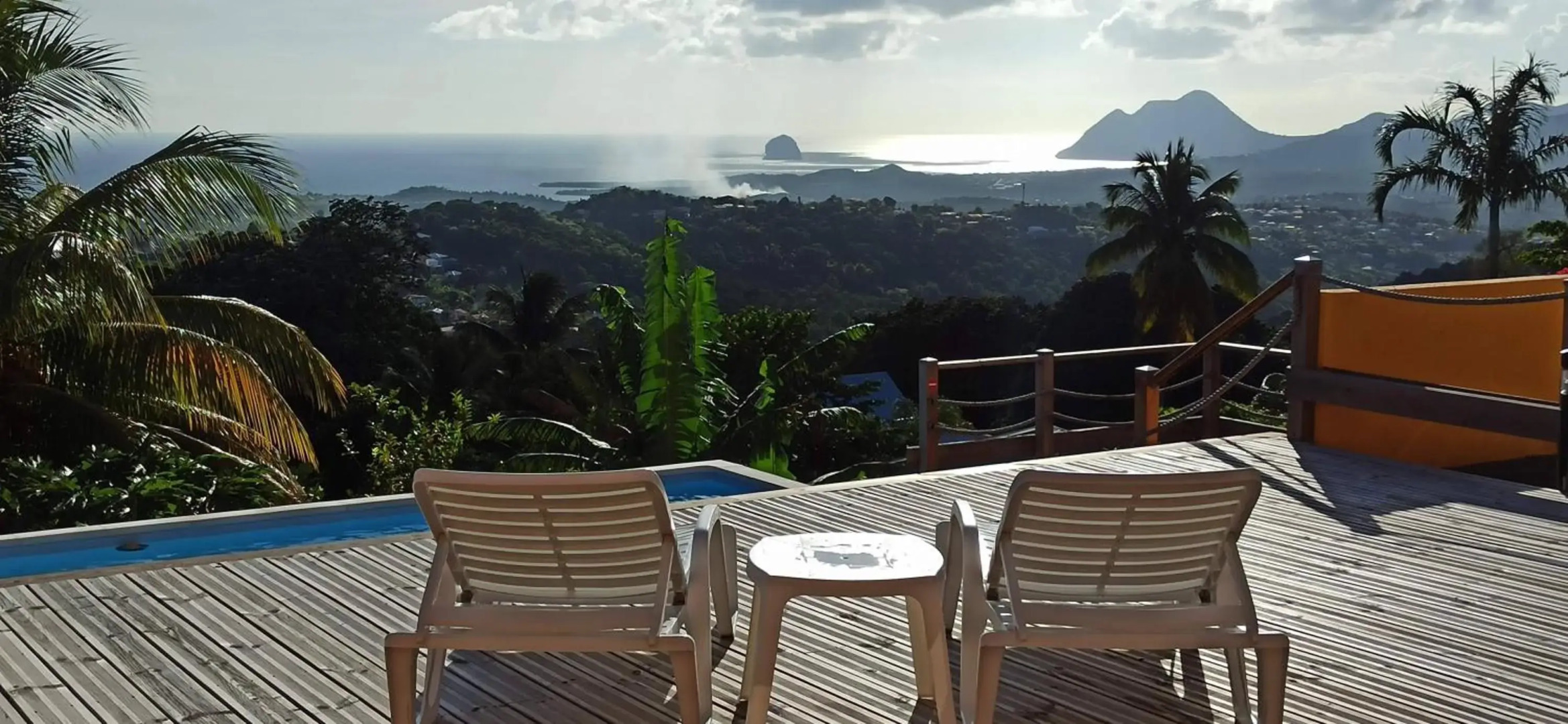 Villa CosaRoé Martinique Piscine et superbe vue mer