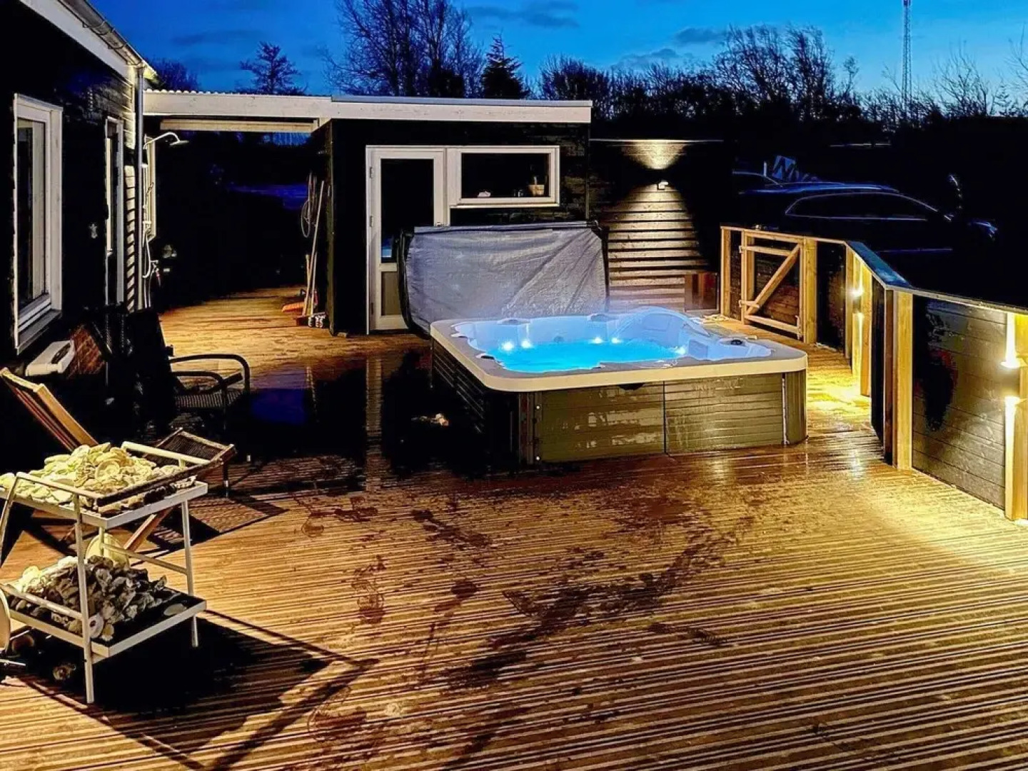 Luxurious Holiday Home in Jutland with Outdoor Hot Tub