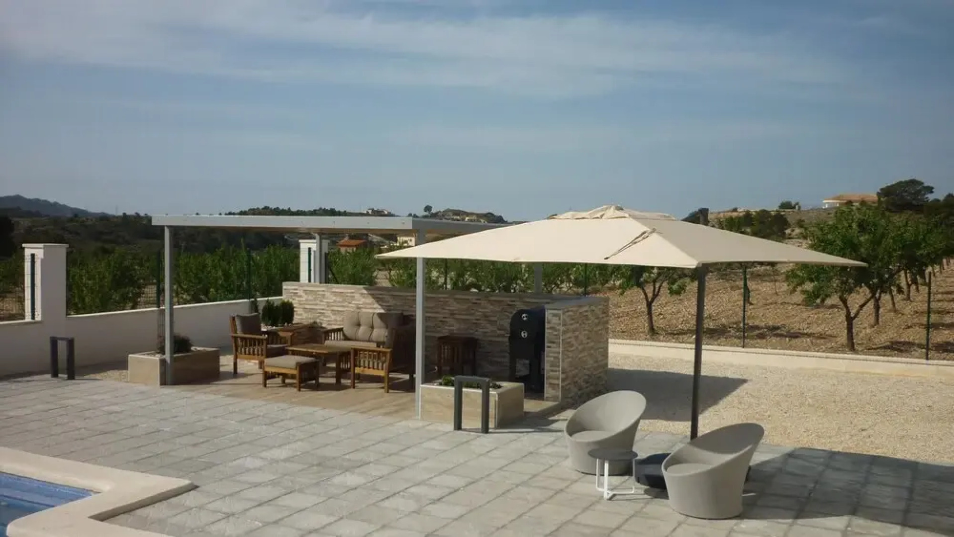 Villa With 3 Bedrooms in Abanilla, With Wonderful Mountain View, Shared Pool, Enclosed Garden