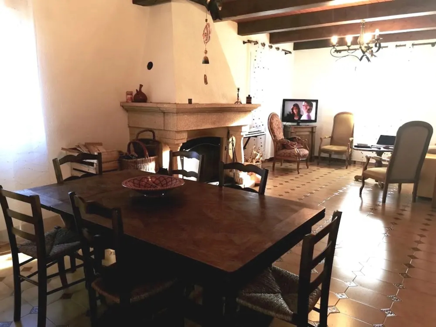 Villa with 3 Bedrooms in Mollans-Sur-Ouvèze, with Wonderful Mountain View, Private Pool, Enclosed Garden