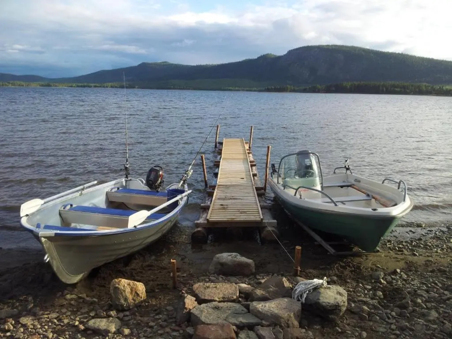 Cottage On Wild River In Lapland/Sweden