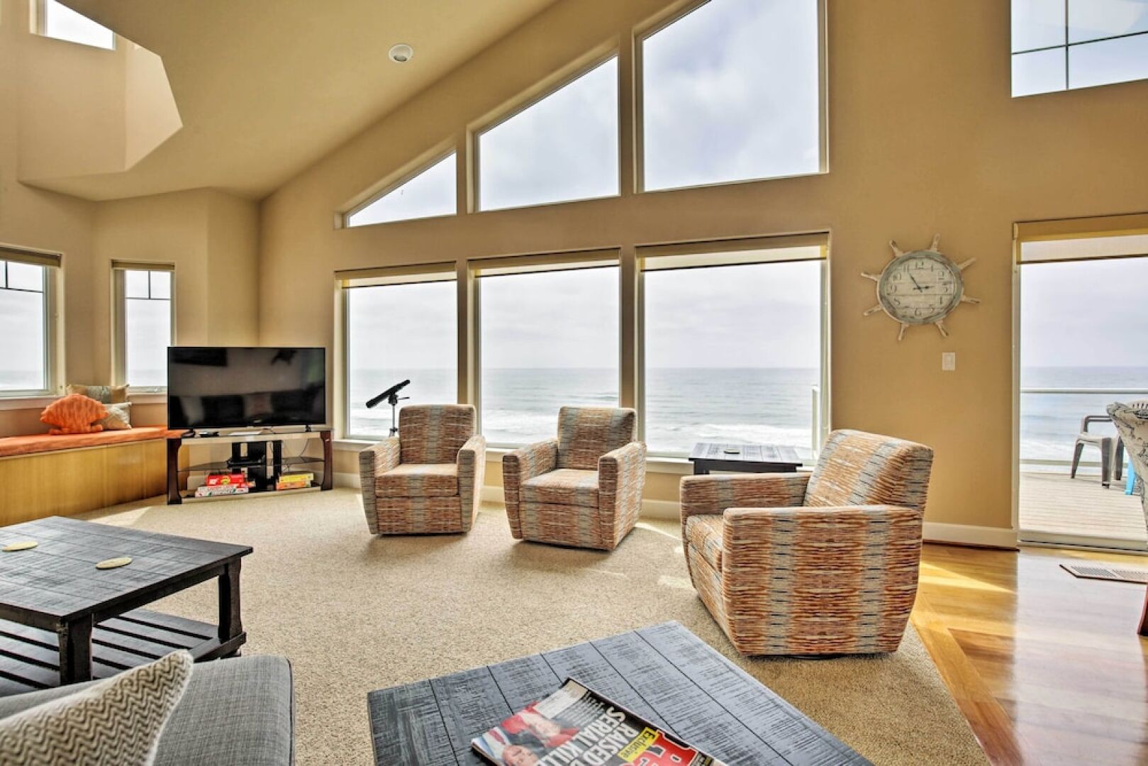 Oceanfront South Beach Home w/ Hot Tub & Sauna