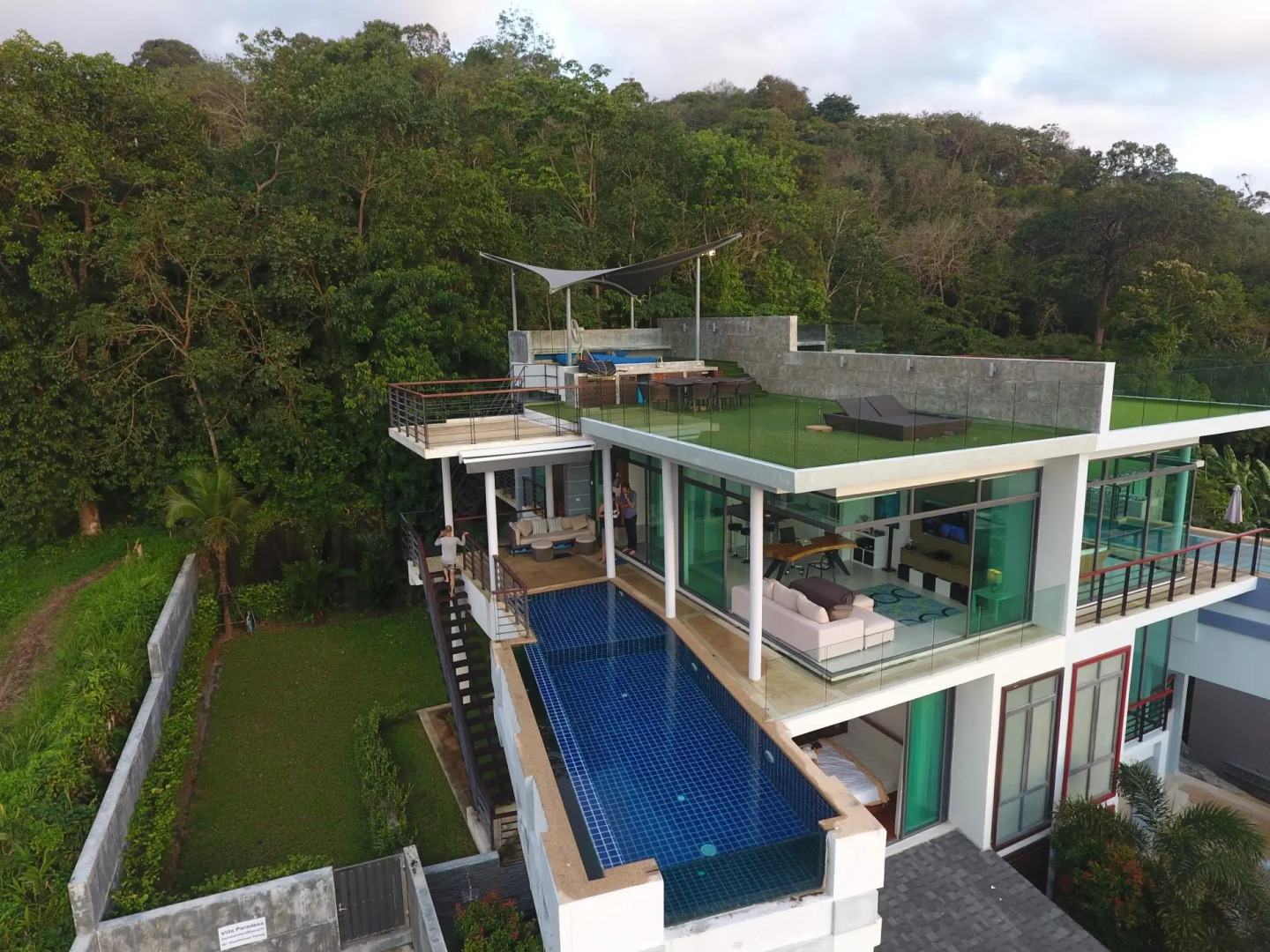 Paradesa - Seaview 3 bedroom private pool villa in Kamala