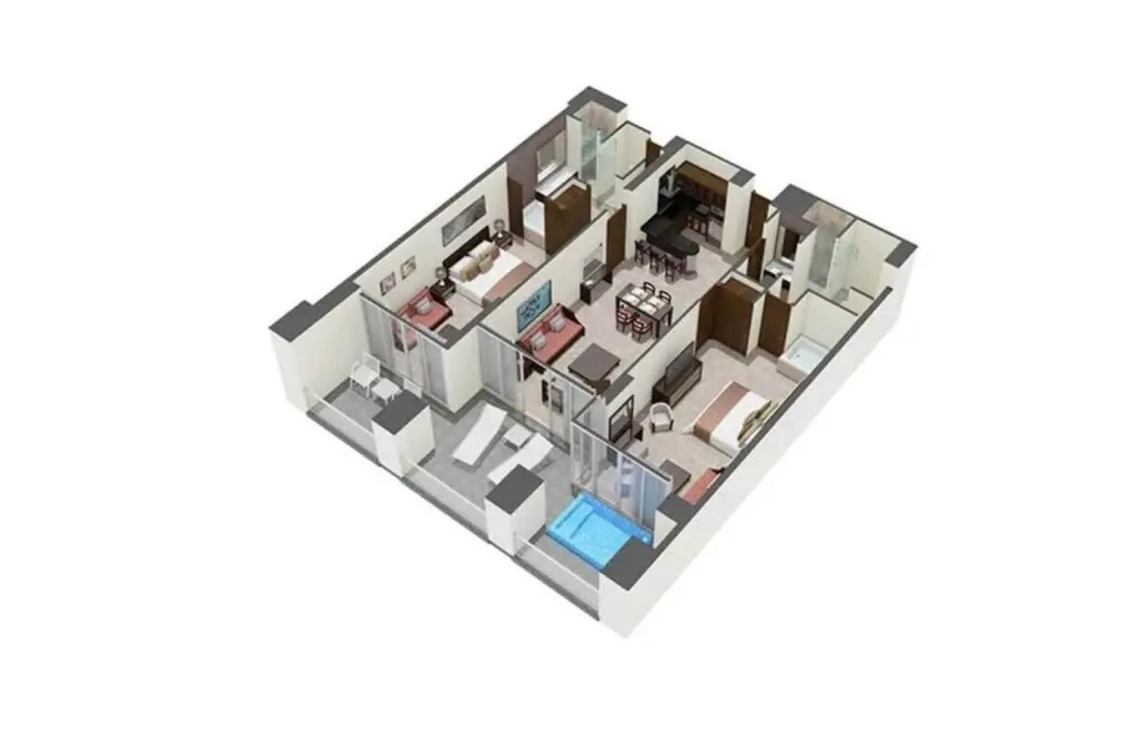 2BD Grand Bliss Vidanta Resort RM