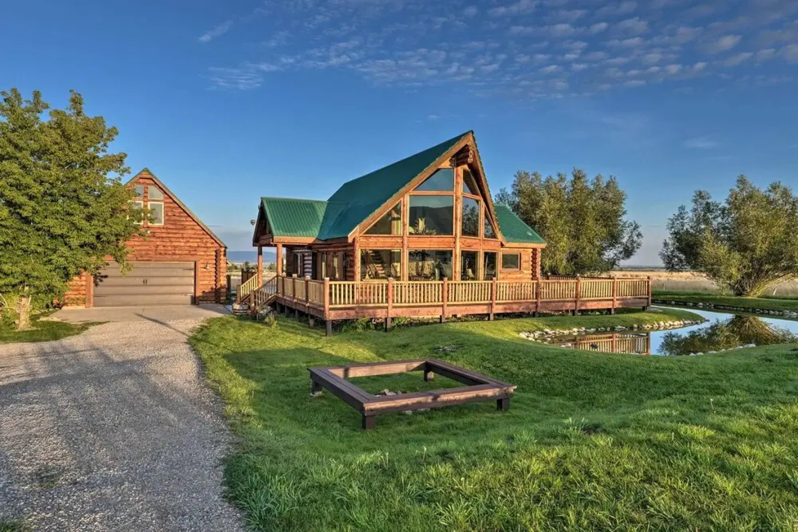 Stunning Driggs Retreat w/ Private Hot Tub & Pond!