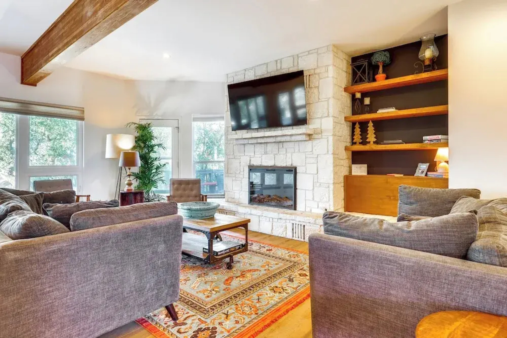 Modern Fischer House w/ Deck, Fire Pit & Hot Tub!