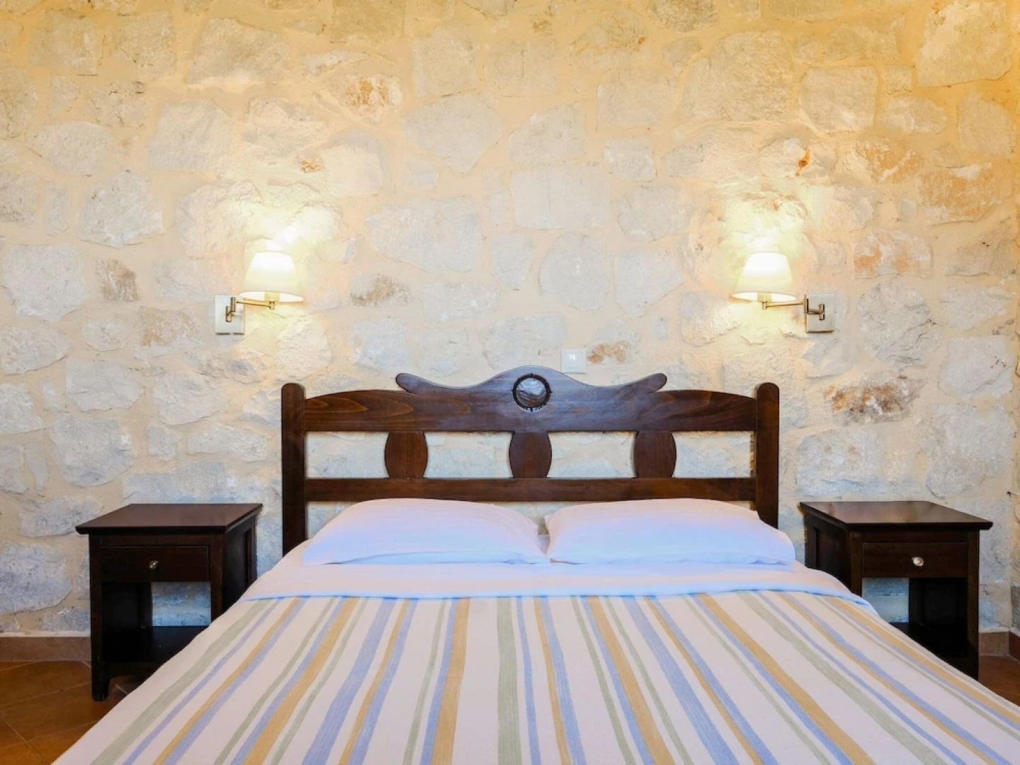 Stone Holiday Home in Lagkada with Garden Offering Sea Views