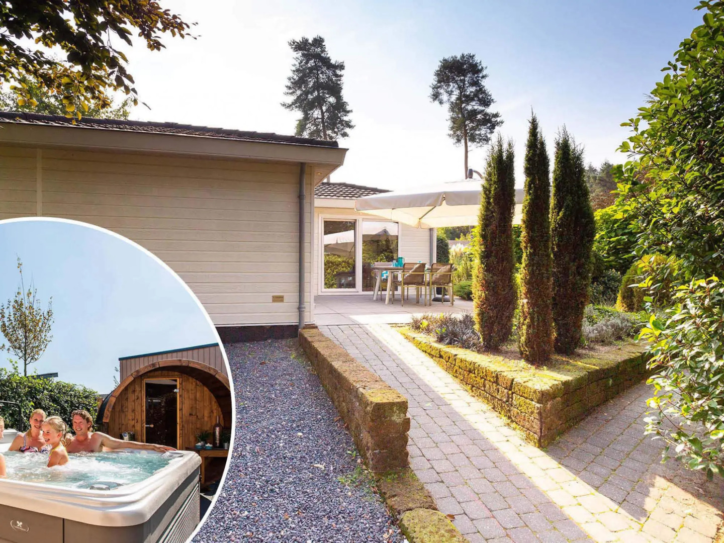 Comfortable chalet with outdoor sauna, near De Veluwe