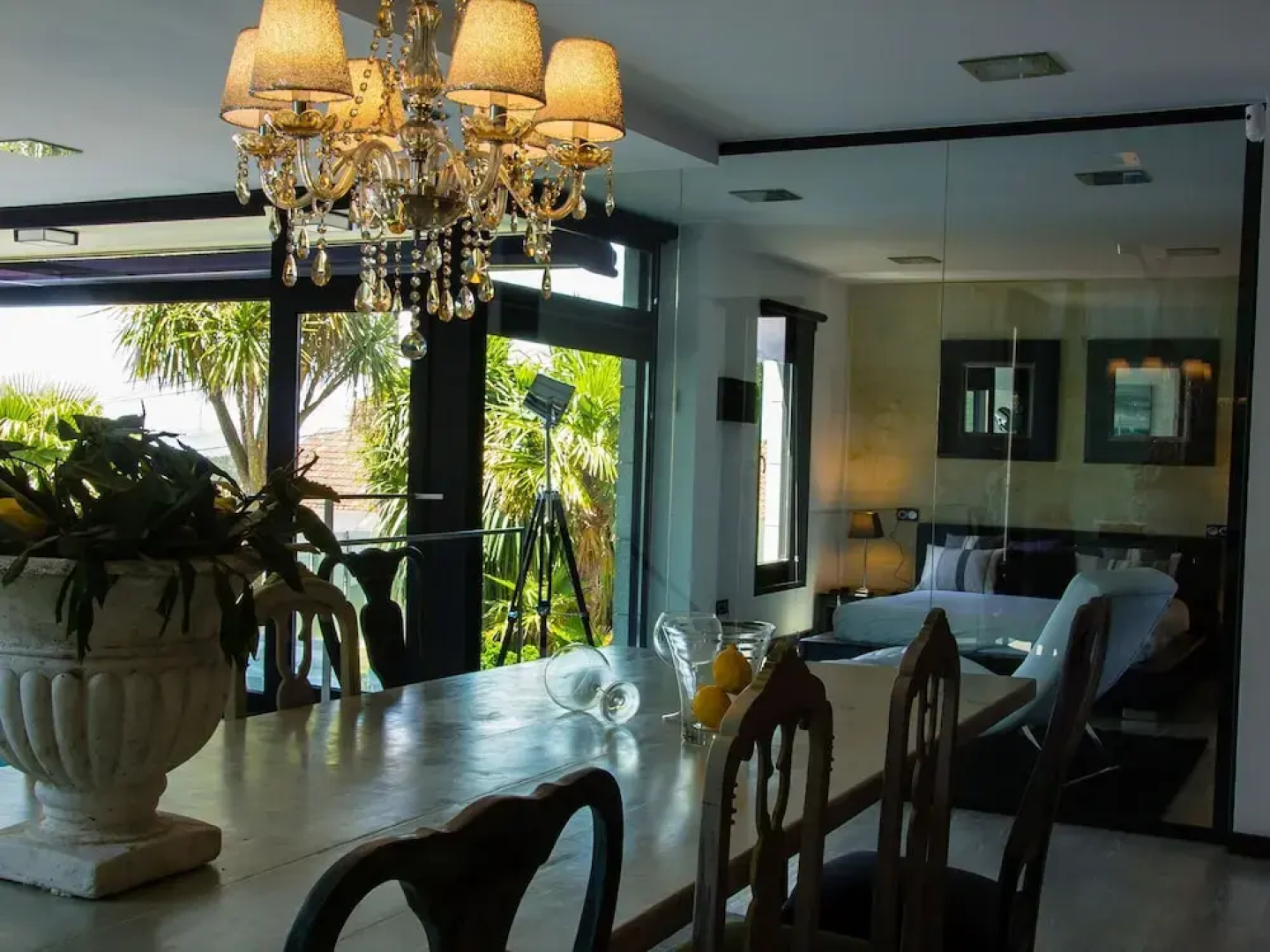 Posh Villa With Pool, Garden & Ocean Views in Sansenxo