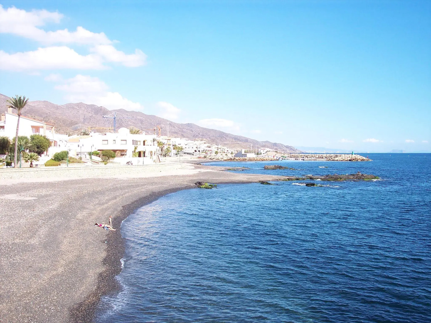 Spacious apartment in Villaricos with sea view