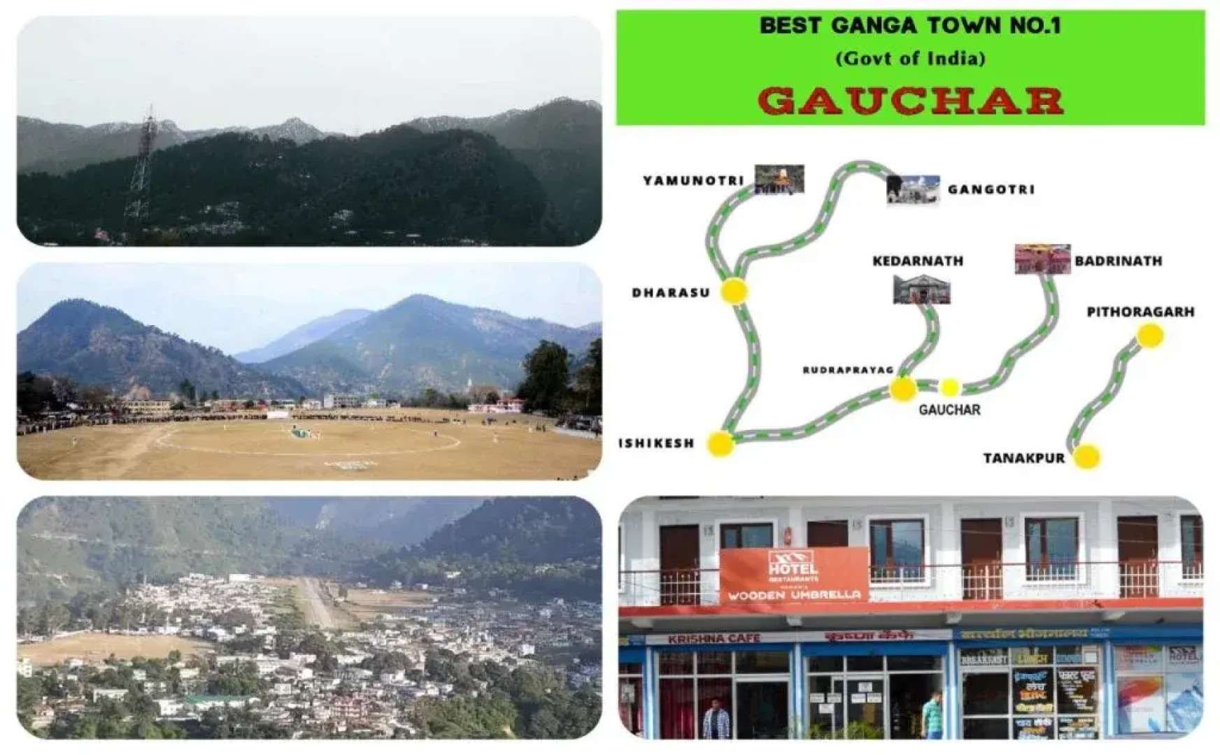 Hotel Wooden Umbrella