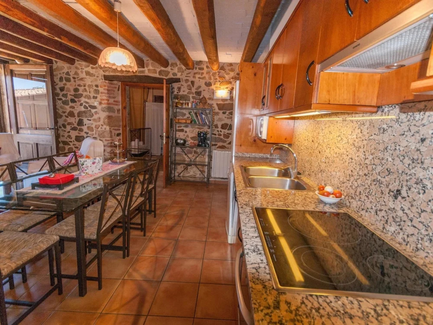 Catalan Farmhouse With Round Pool in the Middle of Forest