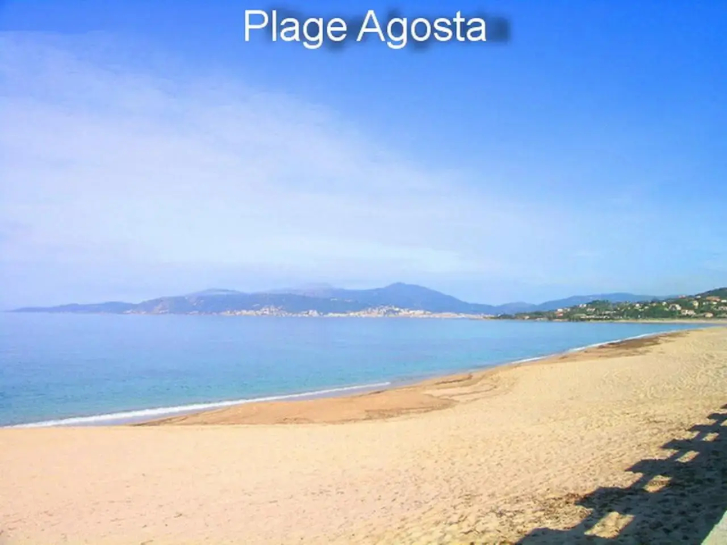 Vue mer panoramique plage 30m. Porticcio