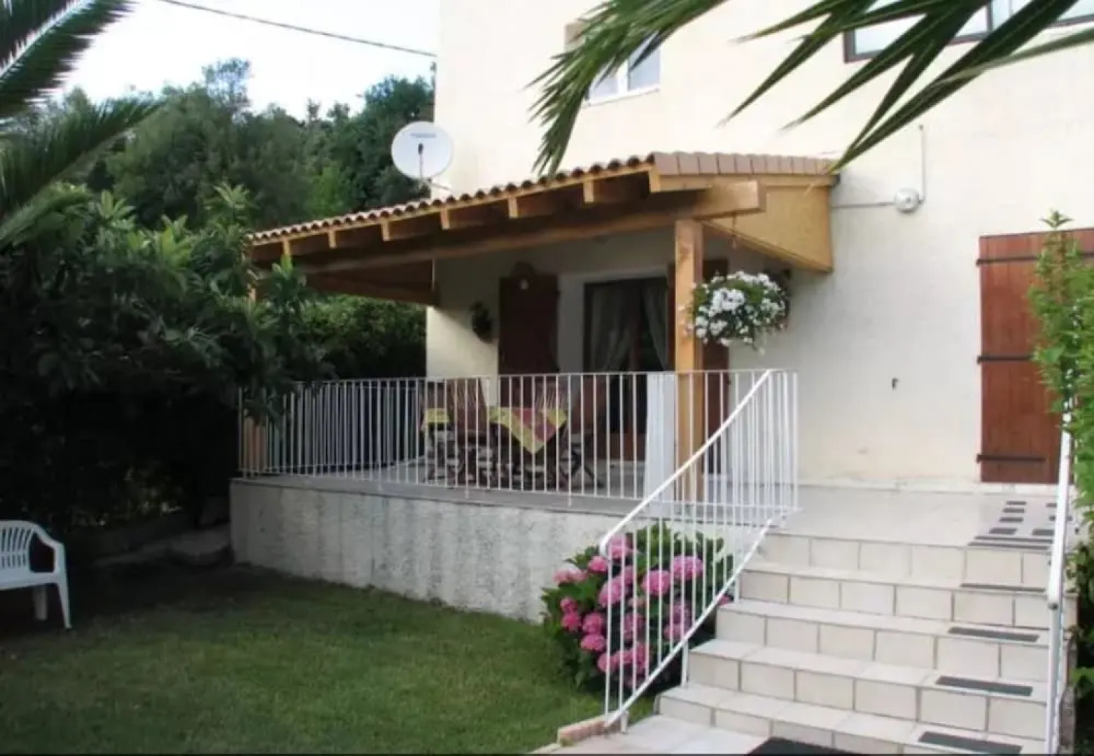Apartment With 2 Bedrooms in Oletta, With Private Pool, Furnished Gard