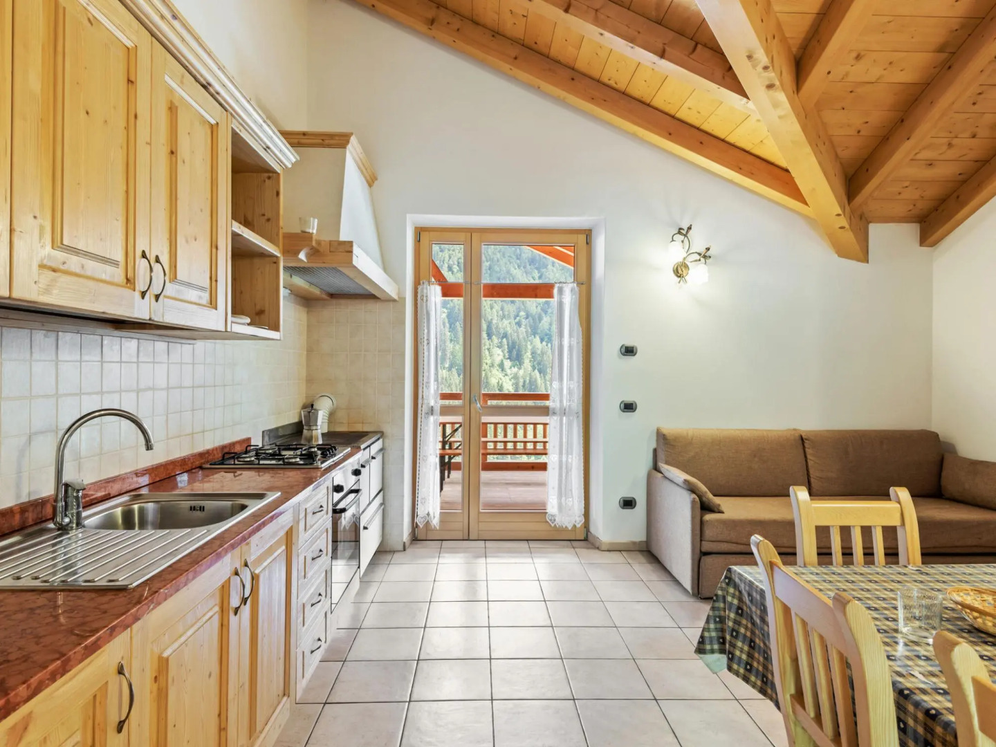 Accommodation with wellness center, in Val di Sole, 1km away from the ski bus