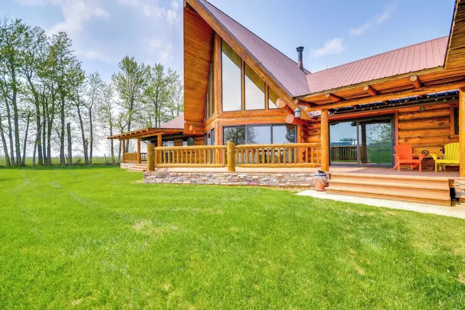 Roberts A-frame Log Cabin Near Red Lodge Mountain!