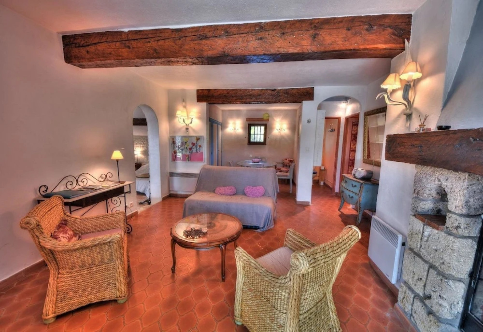 Romarine - Tourtour: mazet de charme, piscine et tennis. Apartment 2