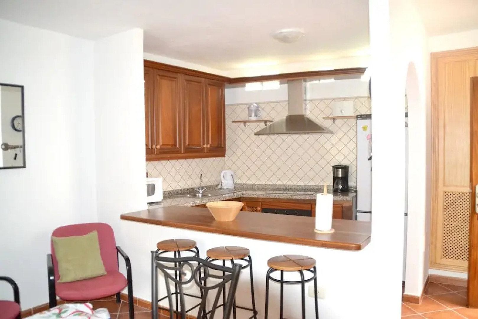 House With 2 Bedrooms in El Amparo, With Wonderful sea View, Furnished