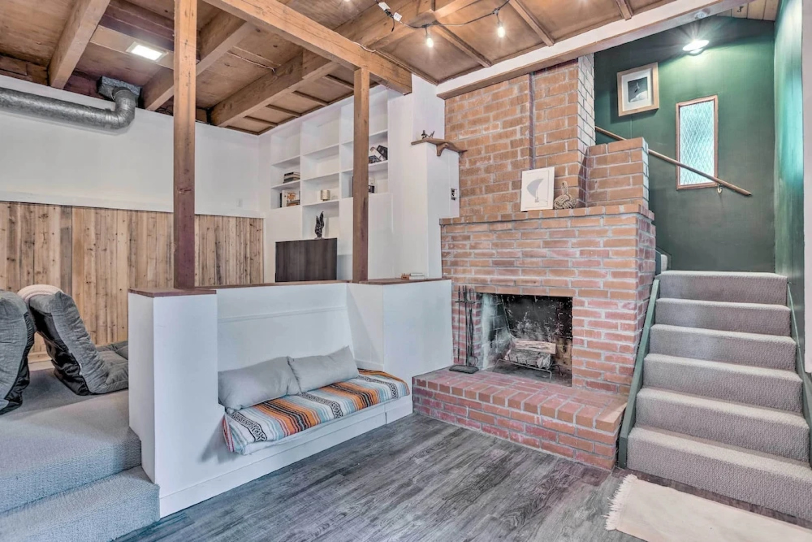 Modern & Unique Cabin With Deck by Lake Gregory!