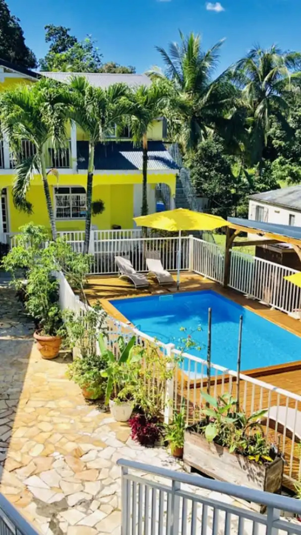House With 2 Bedrooms in Sainte Rose, With Pool Access, Furnished Terr