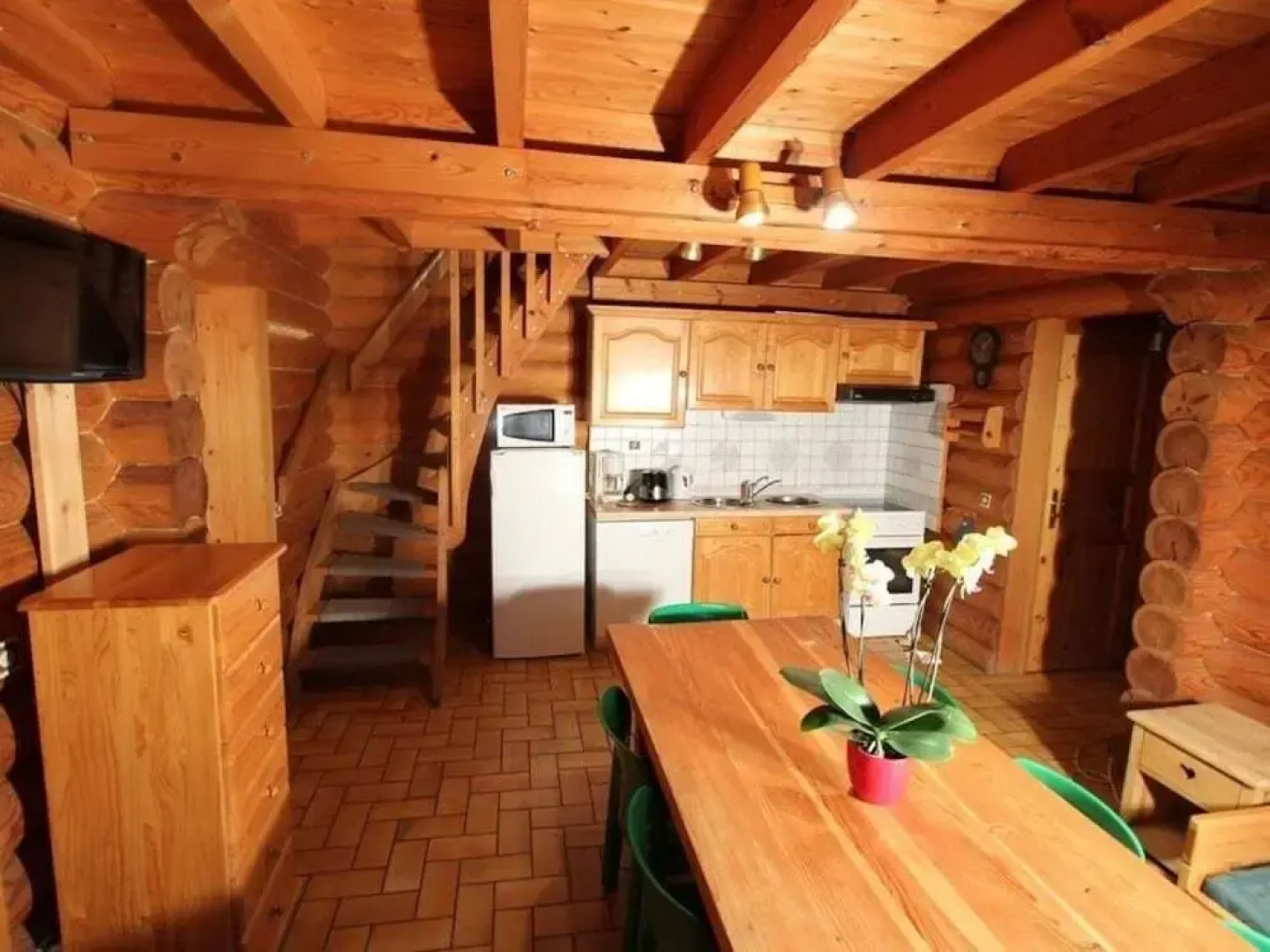 Chalet individuel en Rondins Vologne 3 chambres