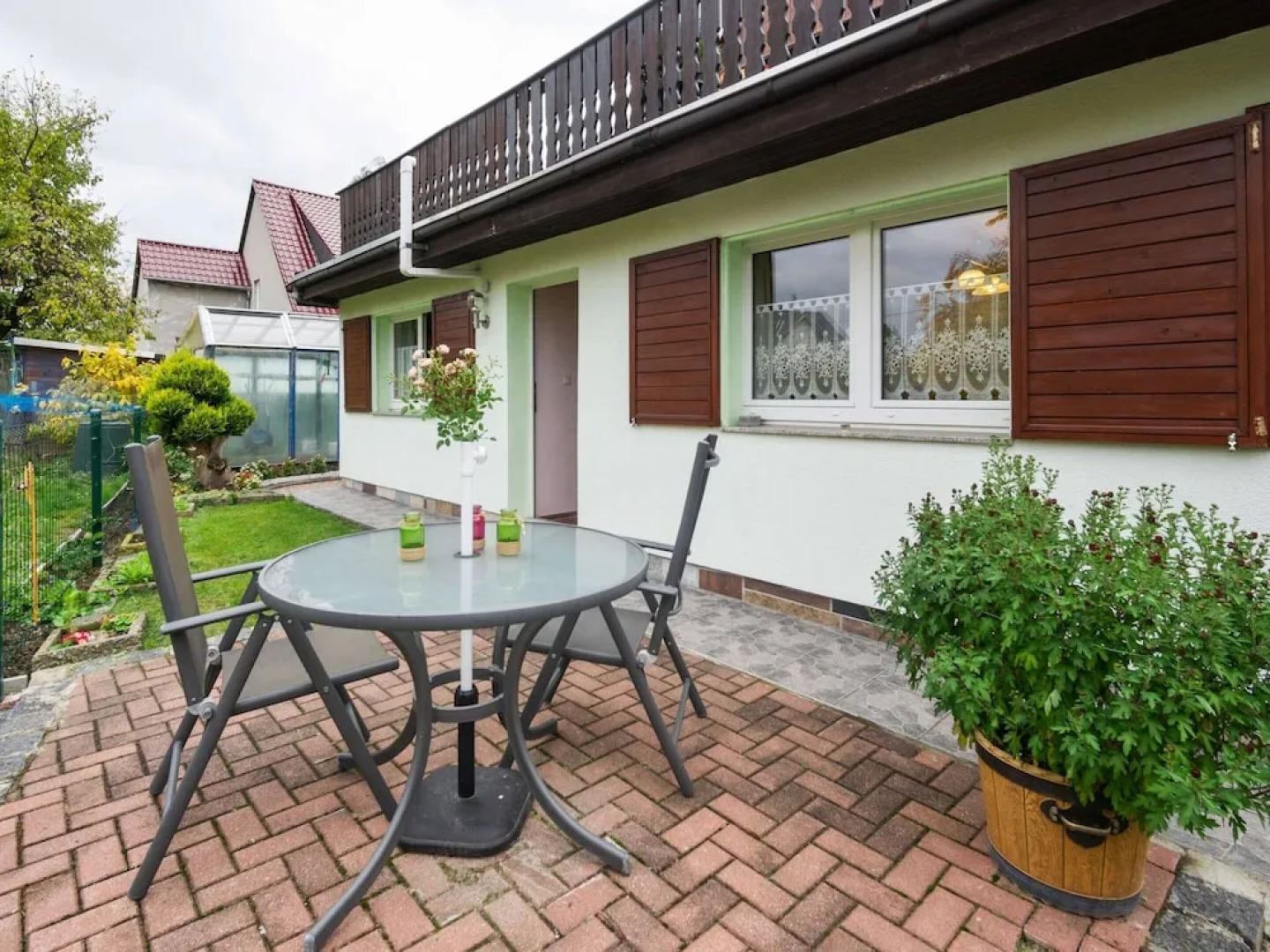 Terrassen-retreat in Sachsen