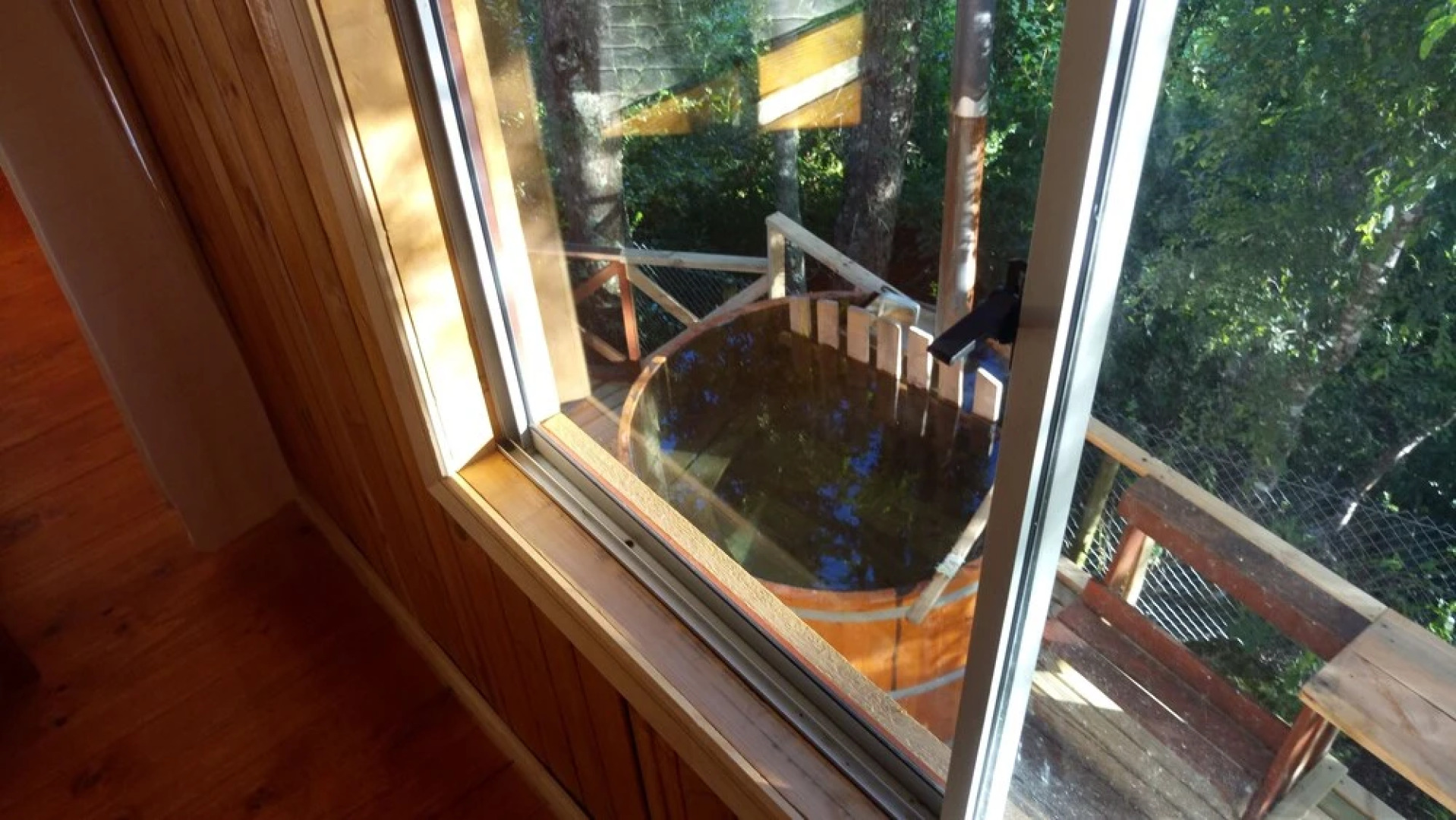 Room-cabaña Hualle con hot tub Exclusivo