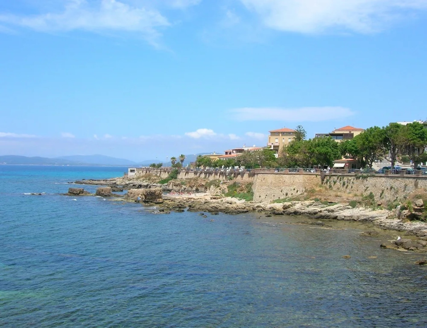 Casa dels Misteris a terrace on sea