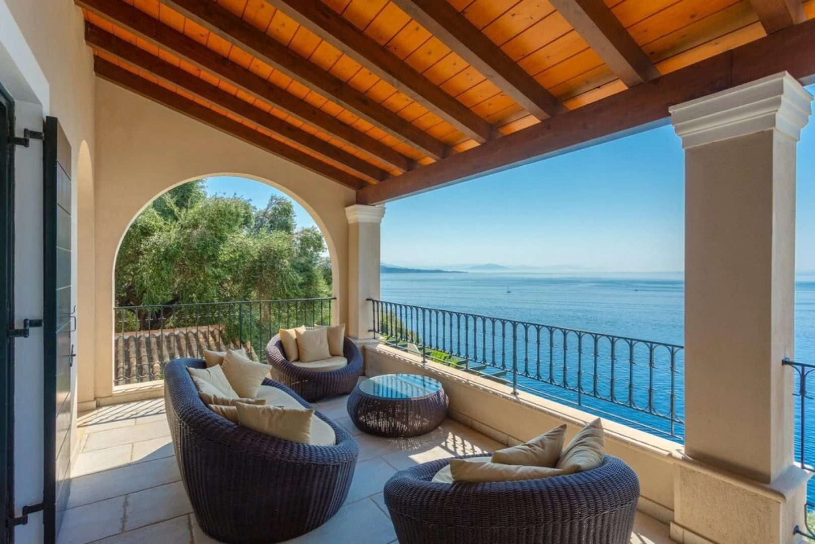 Villa Elpida Private Pool Walk to Beach Sea Views A C Wifi Car Not Required - 2423