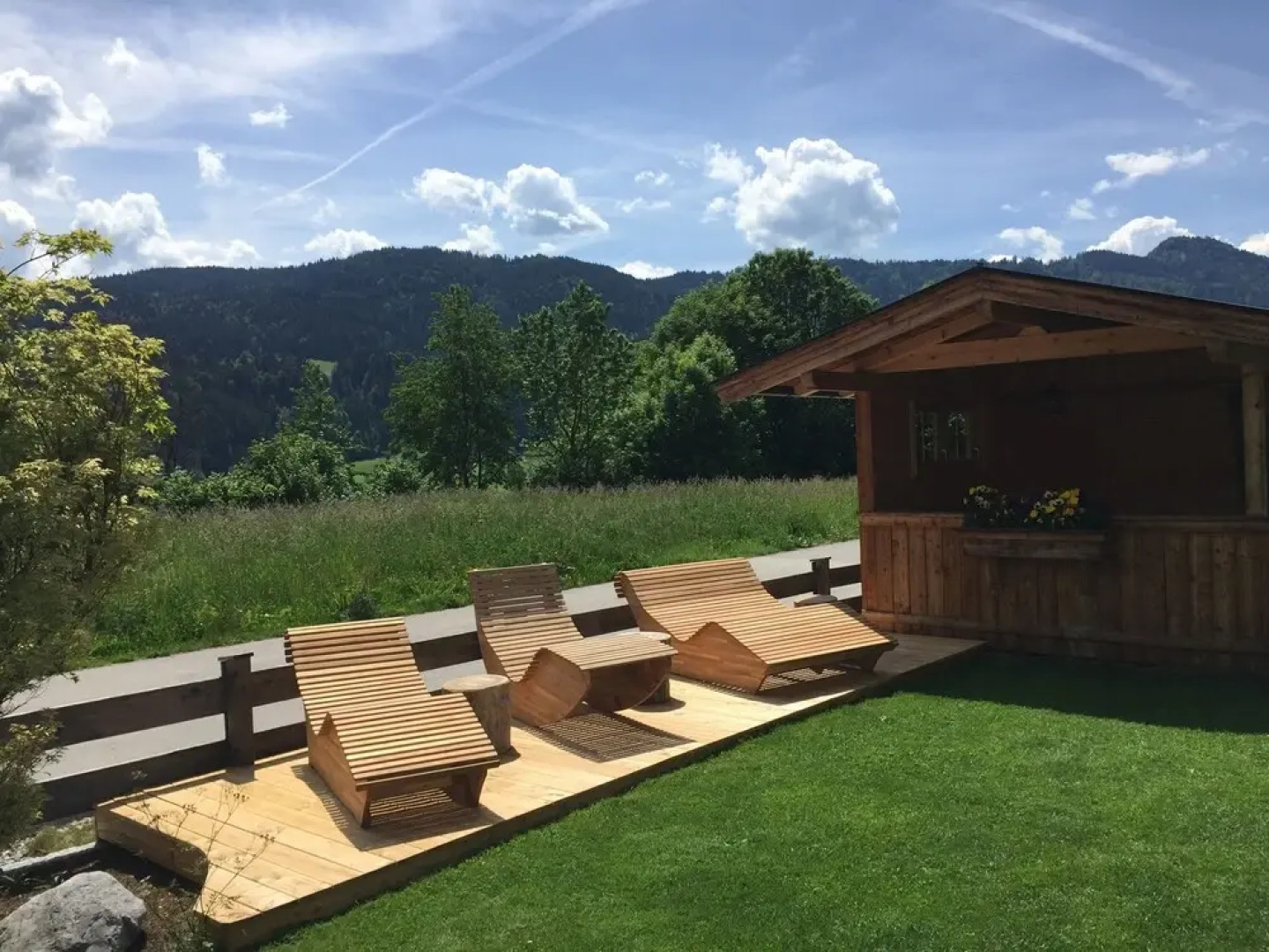 Wooden Chalet in Itter With Sauna