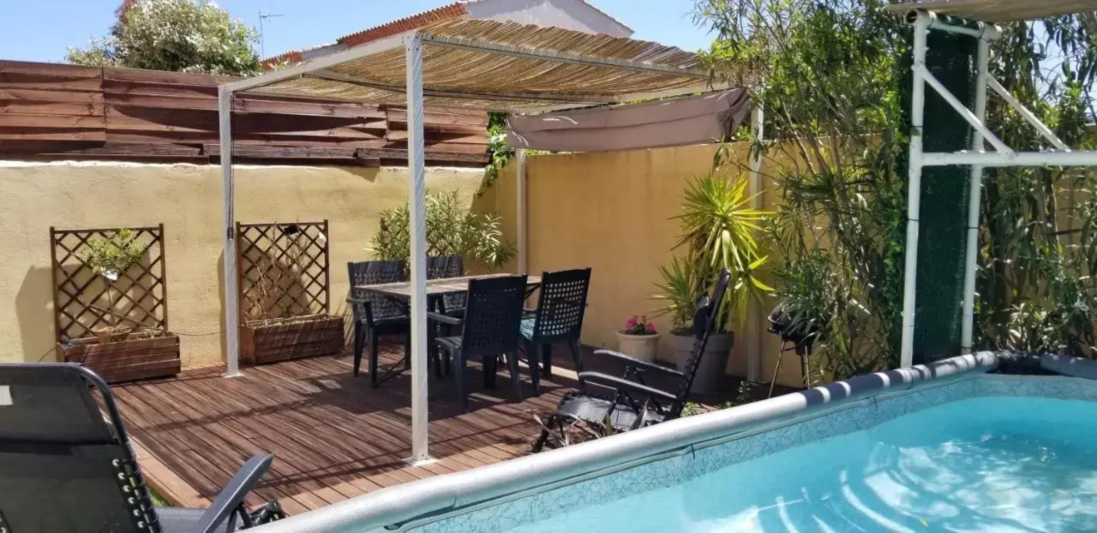 Maison neuve avec jardin au calme