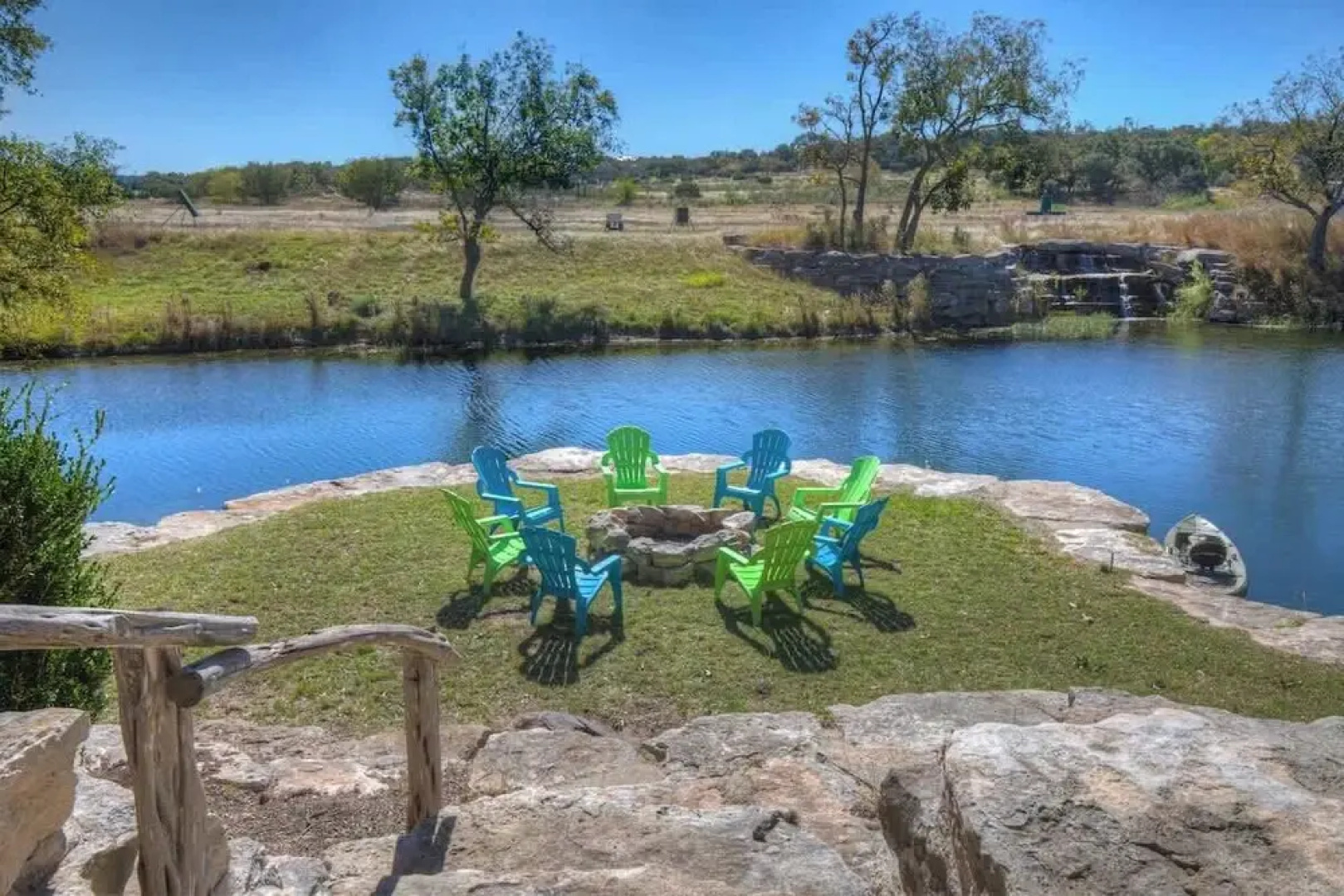 Ranch Retreat Combo With Stunning Creek View-fire Pit