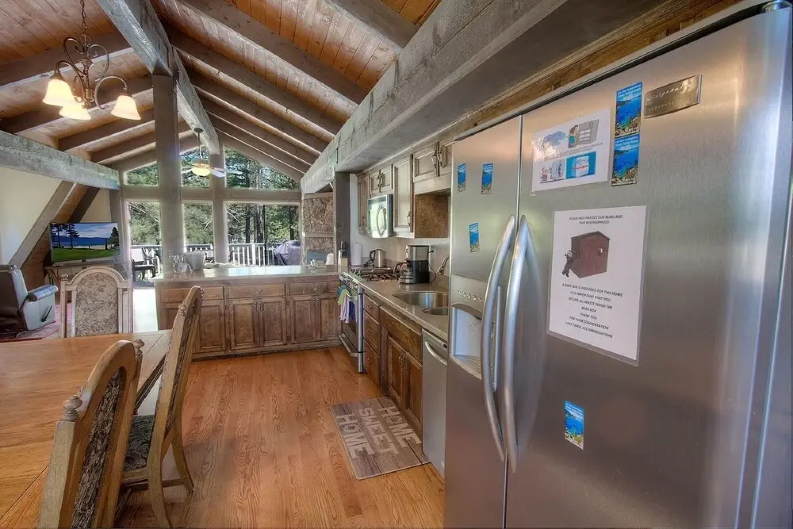 Remodeled Gambrel Style Home with Trees Views by RedAwning