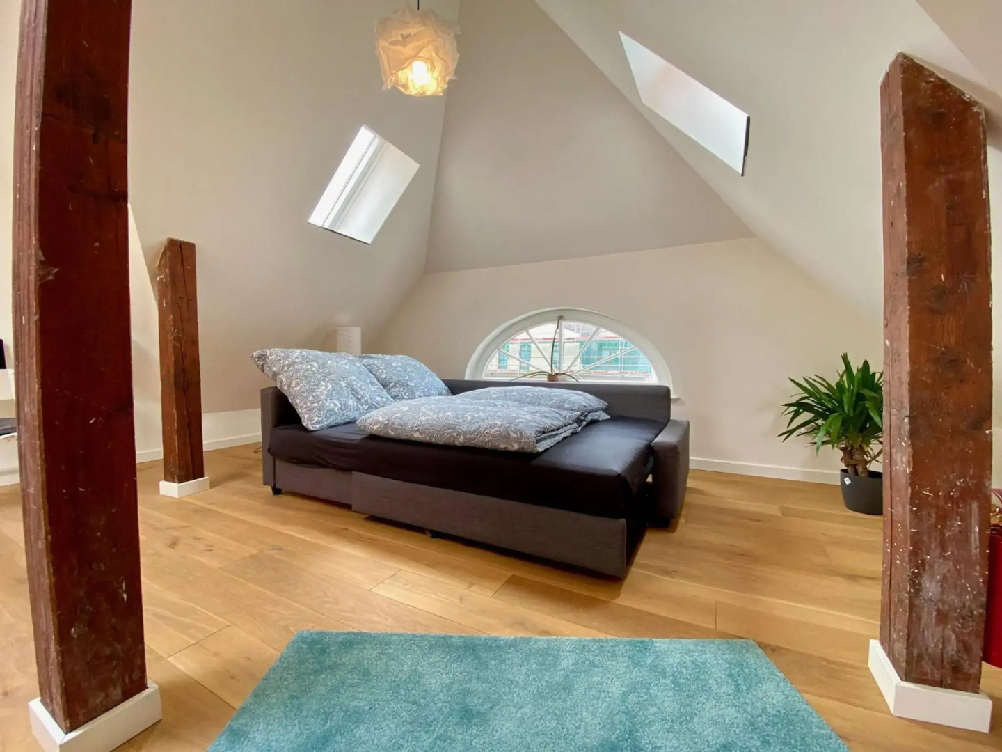 Wölkchen - Wohnung mit Balkon, Holzdielen & TV